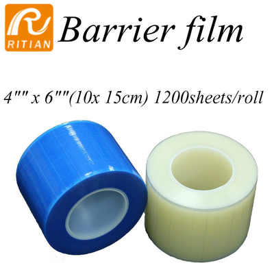 Anti strati del rotolo 1200 della barriera del nastro del batterio del film dentario eliminabile della barriera