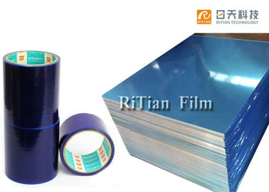 Colore blu del rotolo di film di protezione della superficie del materiale del PE per il piatto dell'acciaio inossidabile