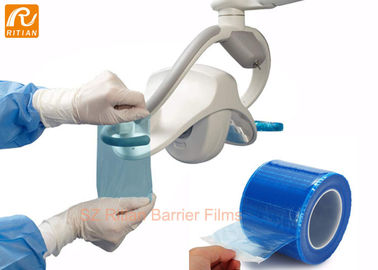 Il rotolo di film dentario medico della barriera lega 4&quot; con un nastro blu strati di X 6&quot; 1200 con la scatola dell'erogatore