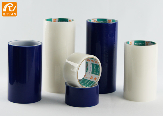Un buon prezzo. Rotolo di film trasparente blu dell'HDPE di alta qualità del fornitore della fabbrica della Cina per vetro in linea