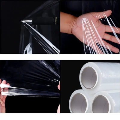 Un buon prezzo. Il rotolo che avvolge il PE trasparente d'imballaggio di Mic Packing del film della decorazione del film di allungamento del PE ha personalizzato multi flessibile funzionale in linea