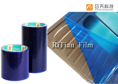 Un buon prezzo. Minimo adesivo acrilico blu del film protettivo dell'acciaio inossidabile ad alto appiccicoso in linea