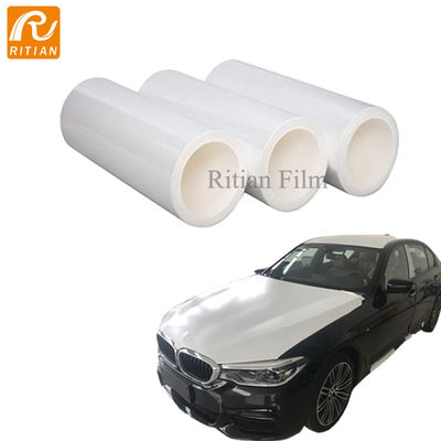 Un buon prezzo. Film protettivo per auto bianco lucido resistente ai raggi UV 70 um per verniciatura e protezione delle superfici dei veicoli in linea