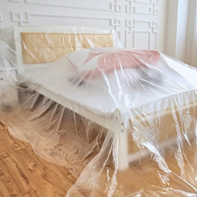 Un buon prezzo. Chiara pellicola di polietilene flessibile dell'involucro del pallet del campione libero per Sofa Bed, mobilia in linea