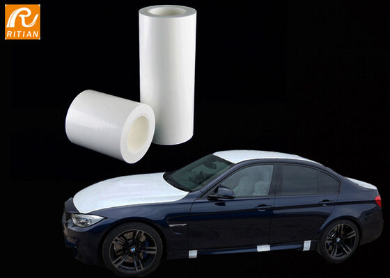 Un buon prezzo. 70 micron di spessore pellicola protettiva per automobili resistente ai raggi UV senza residui di adesivo per la protezione della vernice automobilistica in linea
