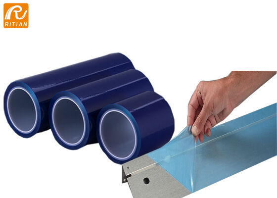 Un buon prezzo. Pellicola protettiva in PE resistente ai raggi UV per 6 mesi con rimozione pulita senza residui e larghezza di 1240 mm per lamiera in linea