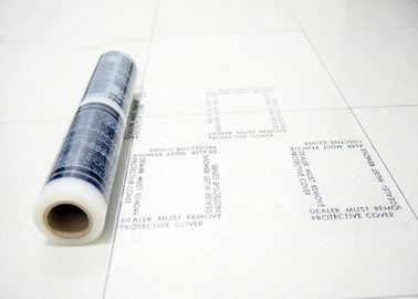Un buon prezzo. Materiale su ordinazione del PE del film del protettore del tappeto di stampa di logo per protezione di superficie in linea
